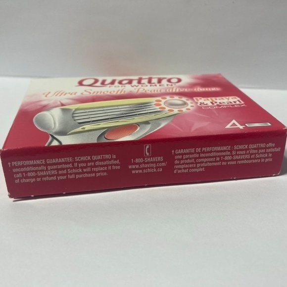 Schick Quattro Women Ultra Smooth Papaya Razor Blades Refills - Picture 6 of 13